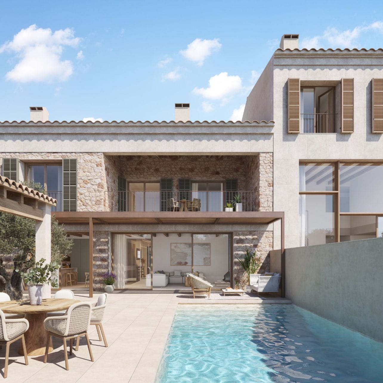 Tres Olivos – Townhouses in Santanyí